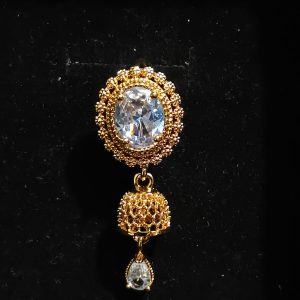 Gold-Plated Royal Jhumki Earrings 1
