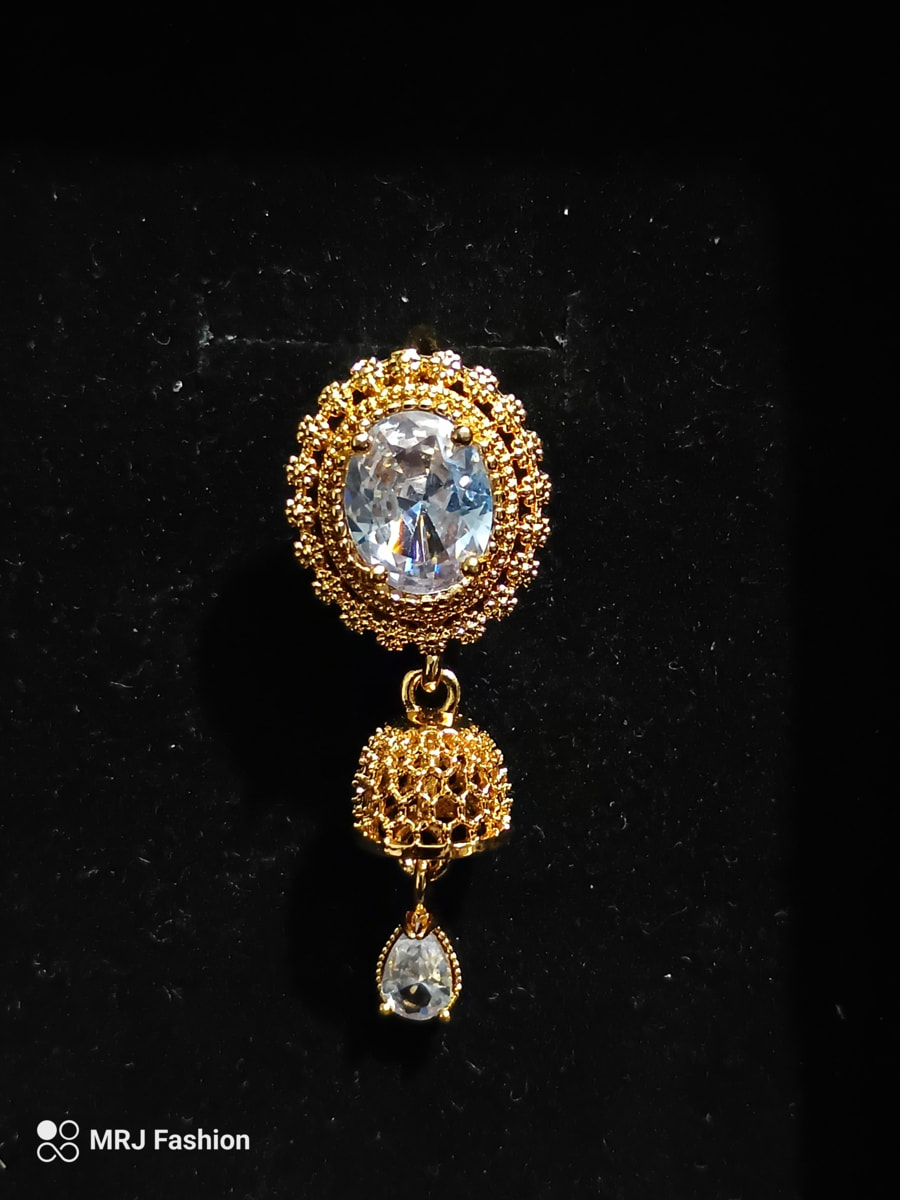 Gold-Plated Royal Jhumki Earrings 1 Gold-Plated Royal Jhumki Earrings 1