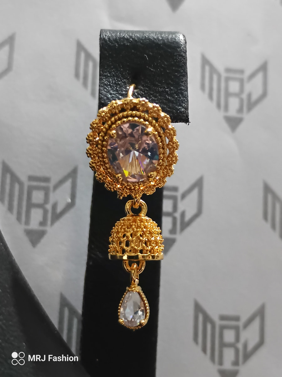 Gold-Plated Royal Jhumki Earrings 3 Gold-Plated Royal Jhumki Earrings 3