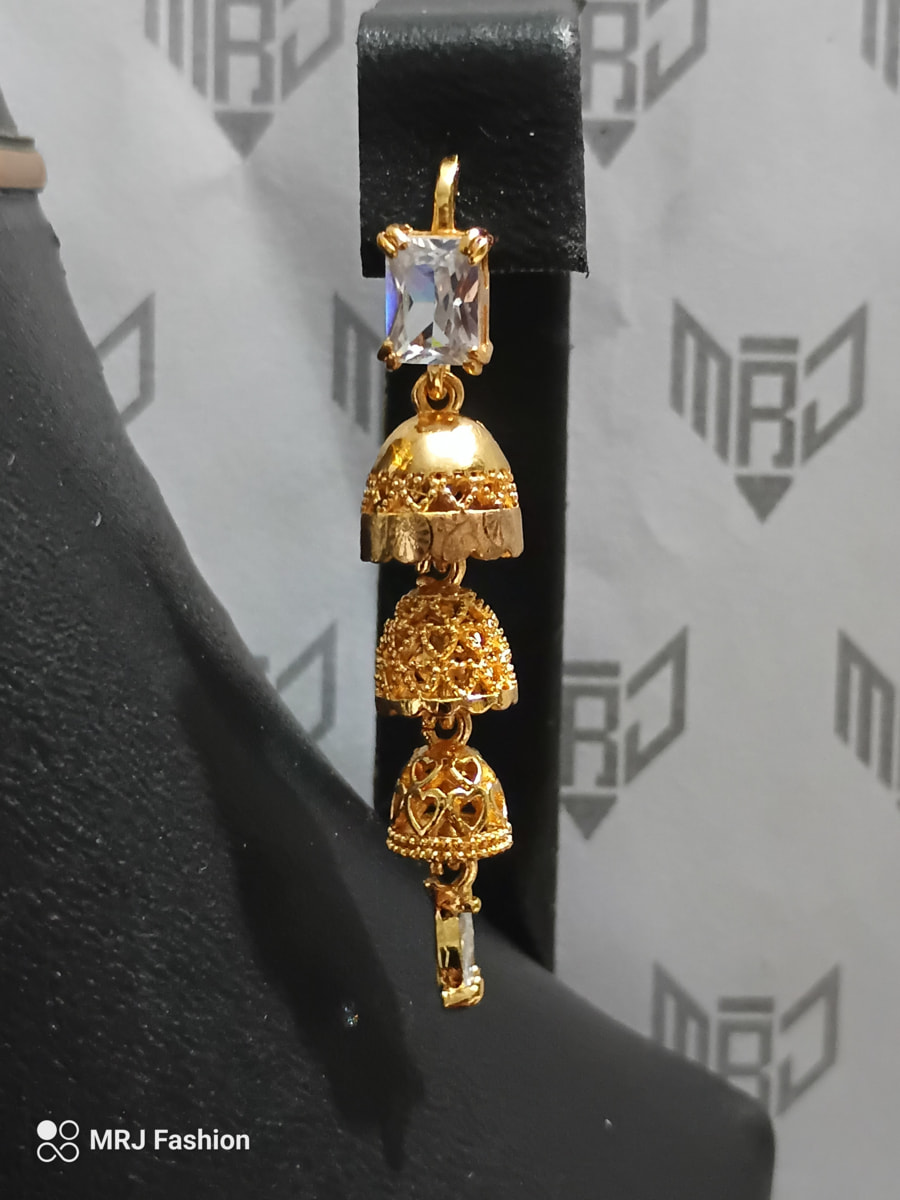 Triple Layered Jhumki Earrings 2 Triple Layered Jhumki Earrings 2