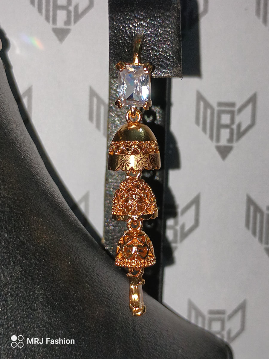 Triple Layered Jhumki Earrings 4 Triple Layered Jhumki Earrings 4