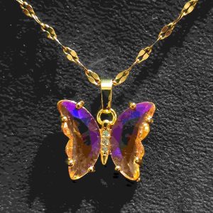 Butterfly Pendant Necklace