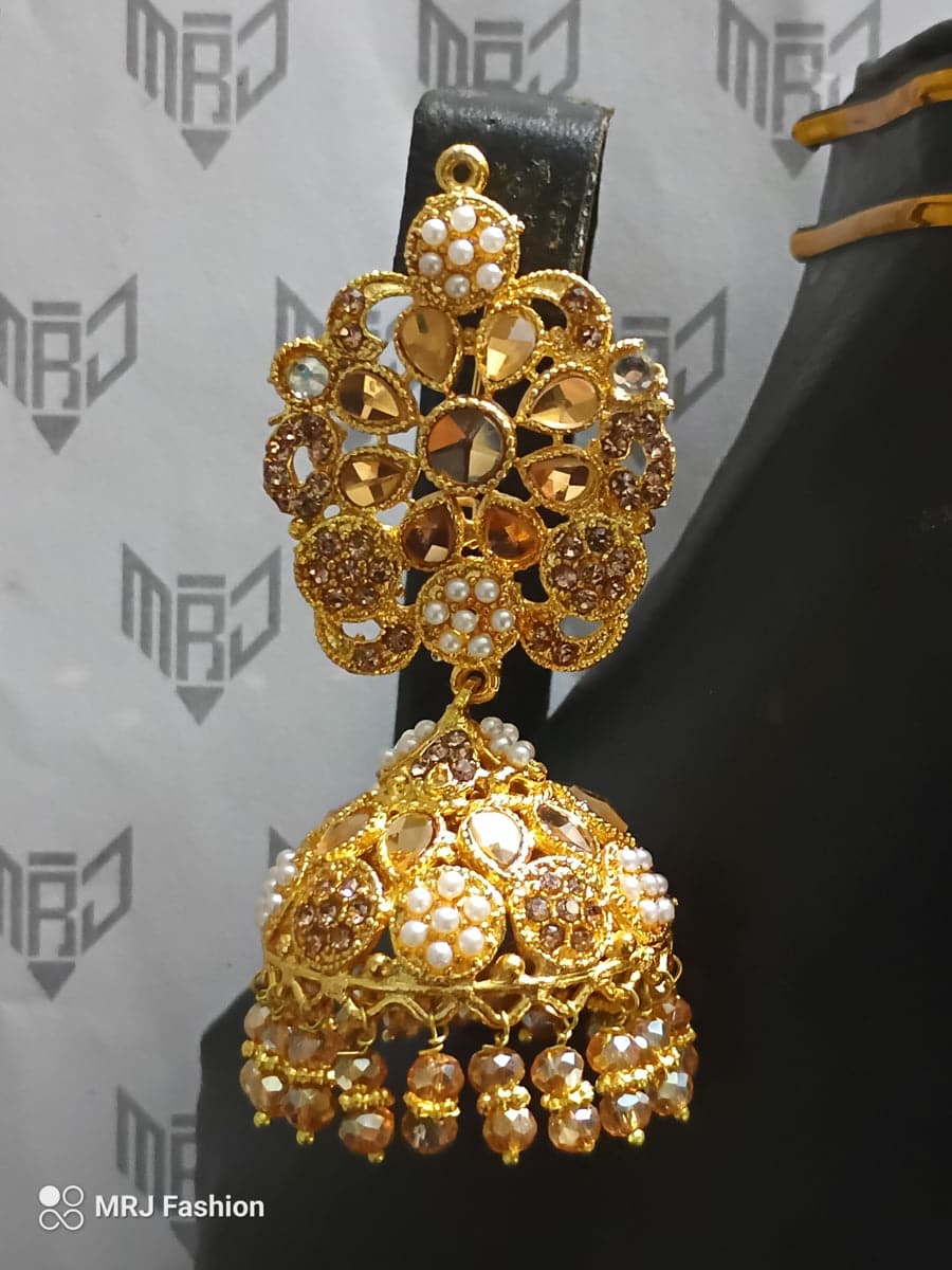 Rajasthani Jhumka Golden 2 Rajasthani Jhumka Golden 2