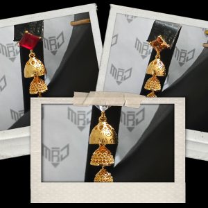 Elegant Triple Jhumki Earrings