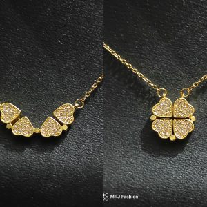 Convertible Four Leaf Clover Pendant